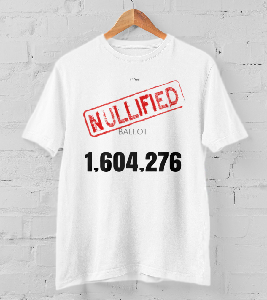 NULLIFIED BALLOT 1604276 Virginia Redistricting Protest T-Shirt