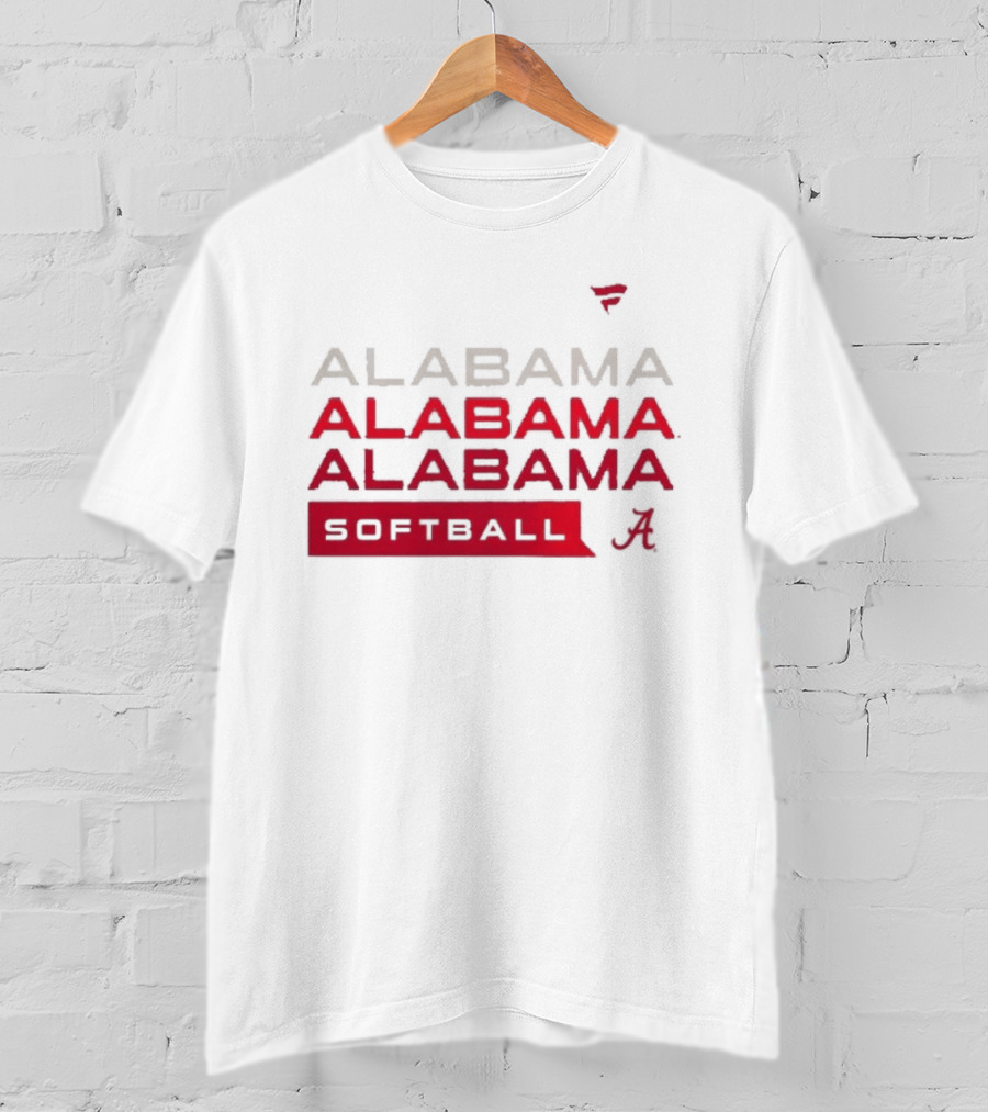 Alabama Crimson Tide Softball Fan Gear Tri Blend Hype T-Shirt