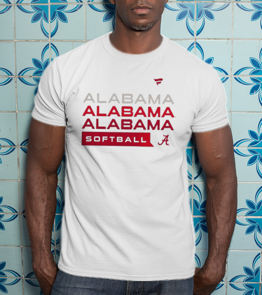 Alabama Crimson Tide Softball Fan Gear Tri Blend Hype T-Shirt