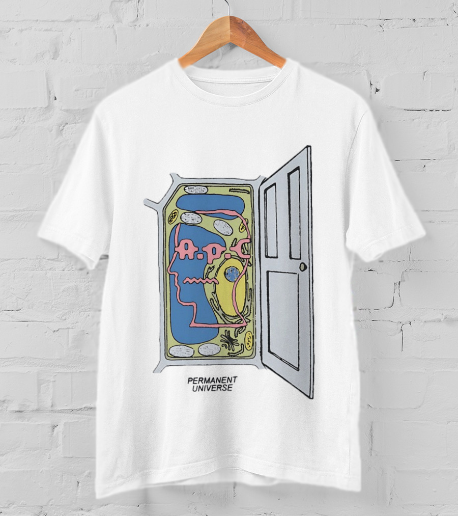 Brain Dead X APC Permanent Universe Open The Door Abstract T-Shirt