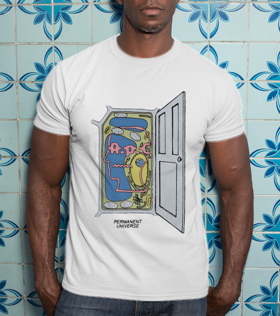 Brain Dead X APC Permanent Universe Open The Door Abstract T-Shirt