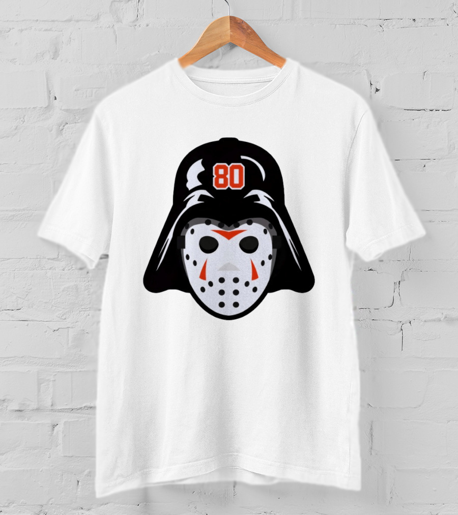 Dan Vladar Darth Vladar Mask 80 Philadelphia Flyers Hockey T-Shirt