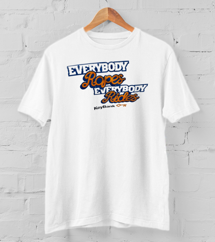 Everybody Ropes Everybody Rides KeyBank Buffalo Sabres NHL Hockey T-Shirt