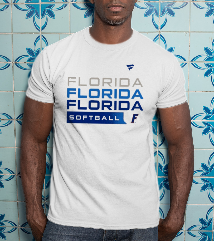 Florida Gators Softball Tri Blend Hype College F T-Shirt