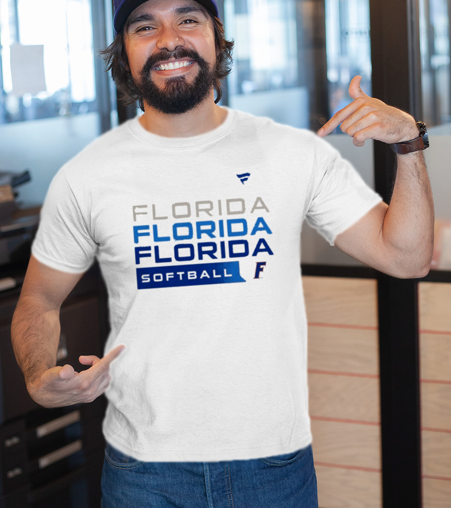 Florida Gators Softball Tri Blend Hype College F T-Shirt