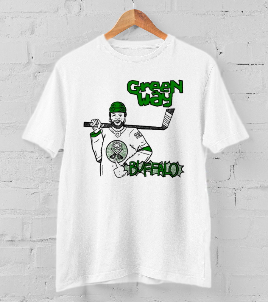 Green Way Hockey Buffalo Player T-Shirt