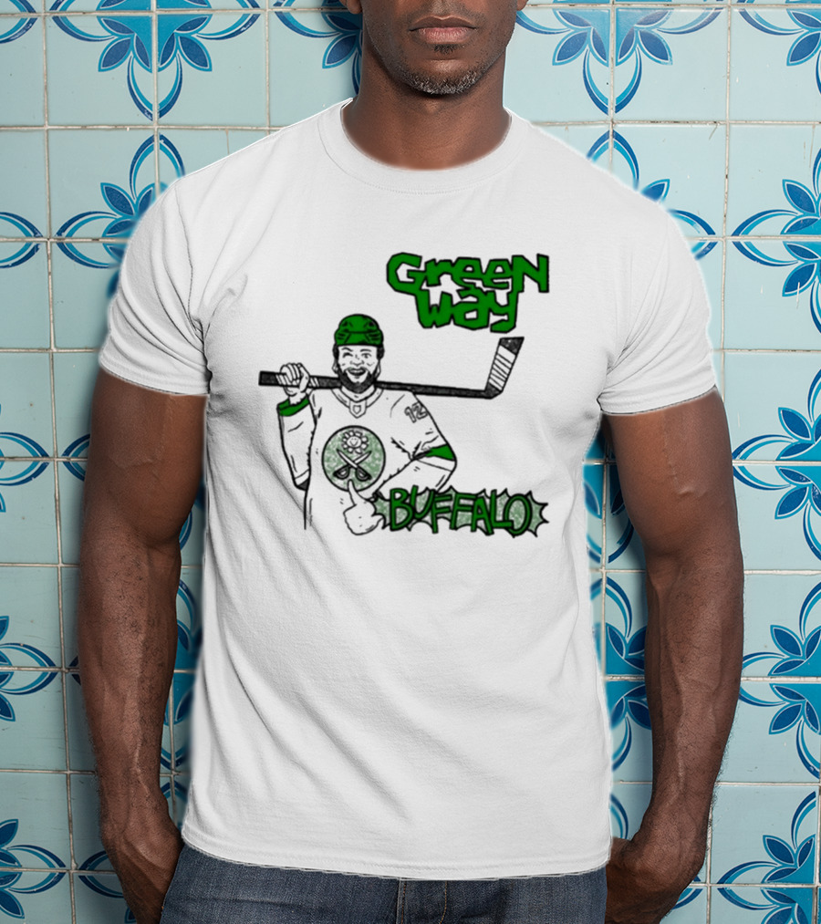 Green Way Hockey Buffalo Player T-Shirt