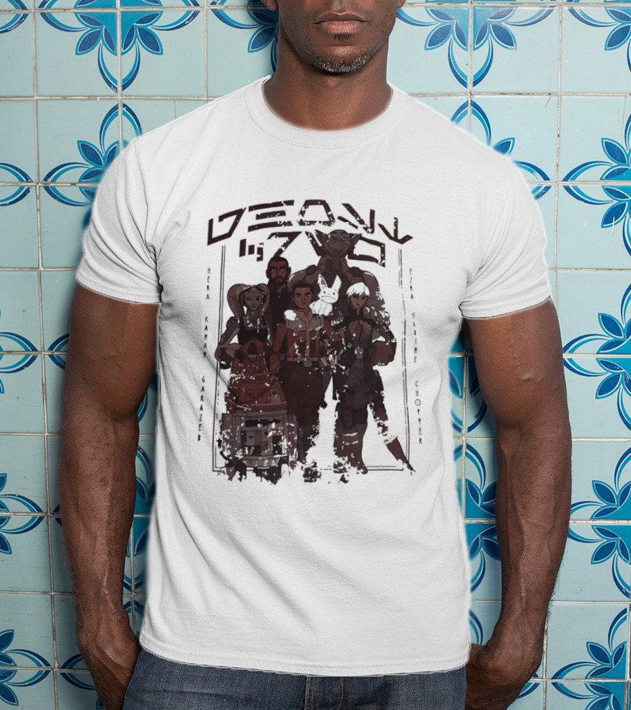 Heroes Villains Star Wars Rebels Ghost Crew Mural Visuals T-Shirt