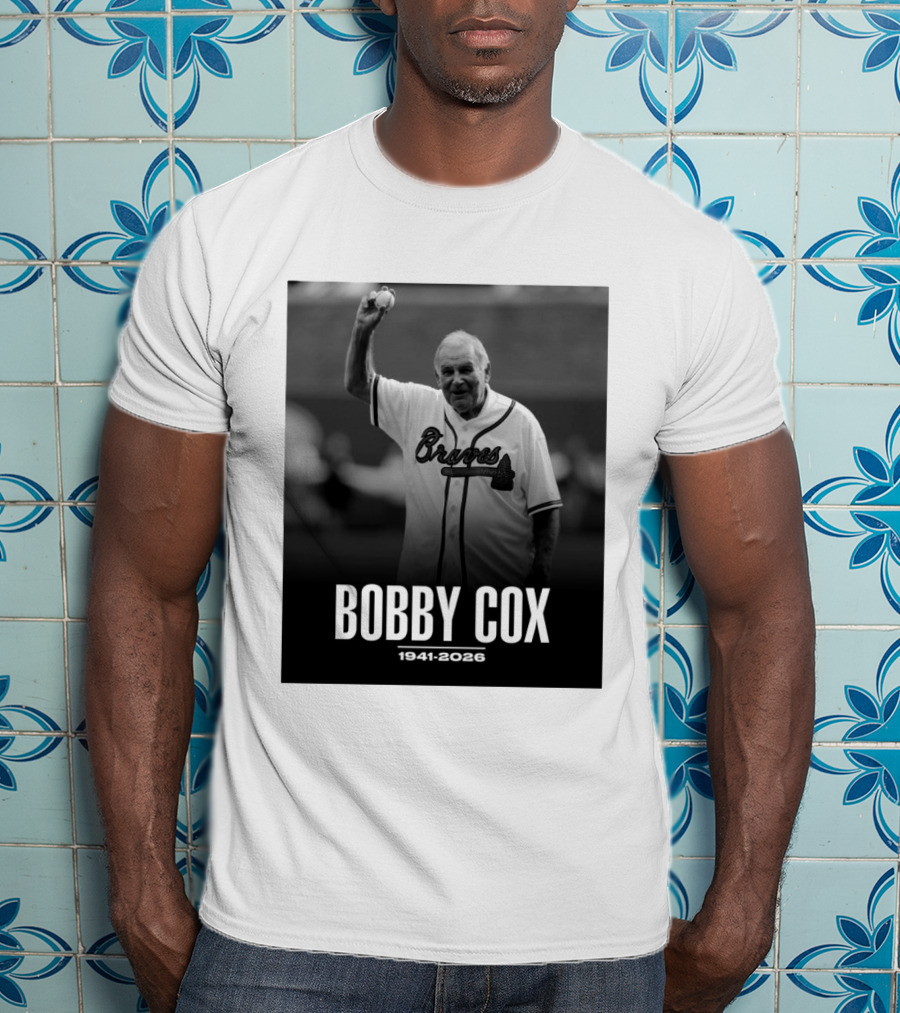 Bobby Cox Braves 1941 2026 Commemorative T-Shirt