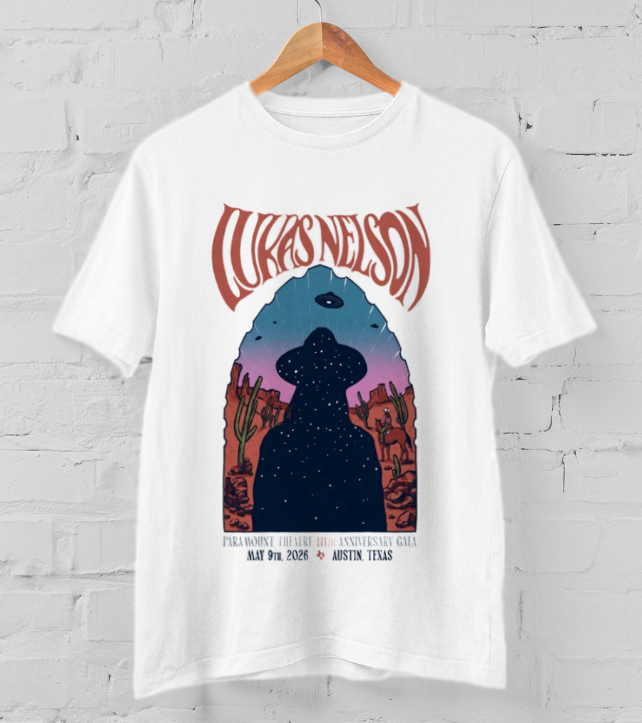 Lukas Nelson 60th Anniversary Show May 9 2026 Austin Texas T-Shirt