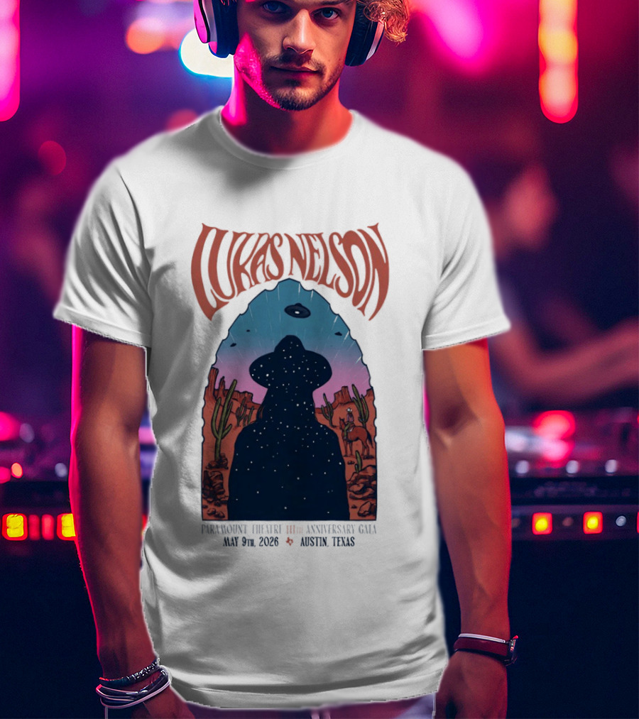 Lukas Nelson 60th Anniversary Show May 9 2026 Austin Texas T-Shirt
