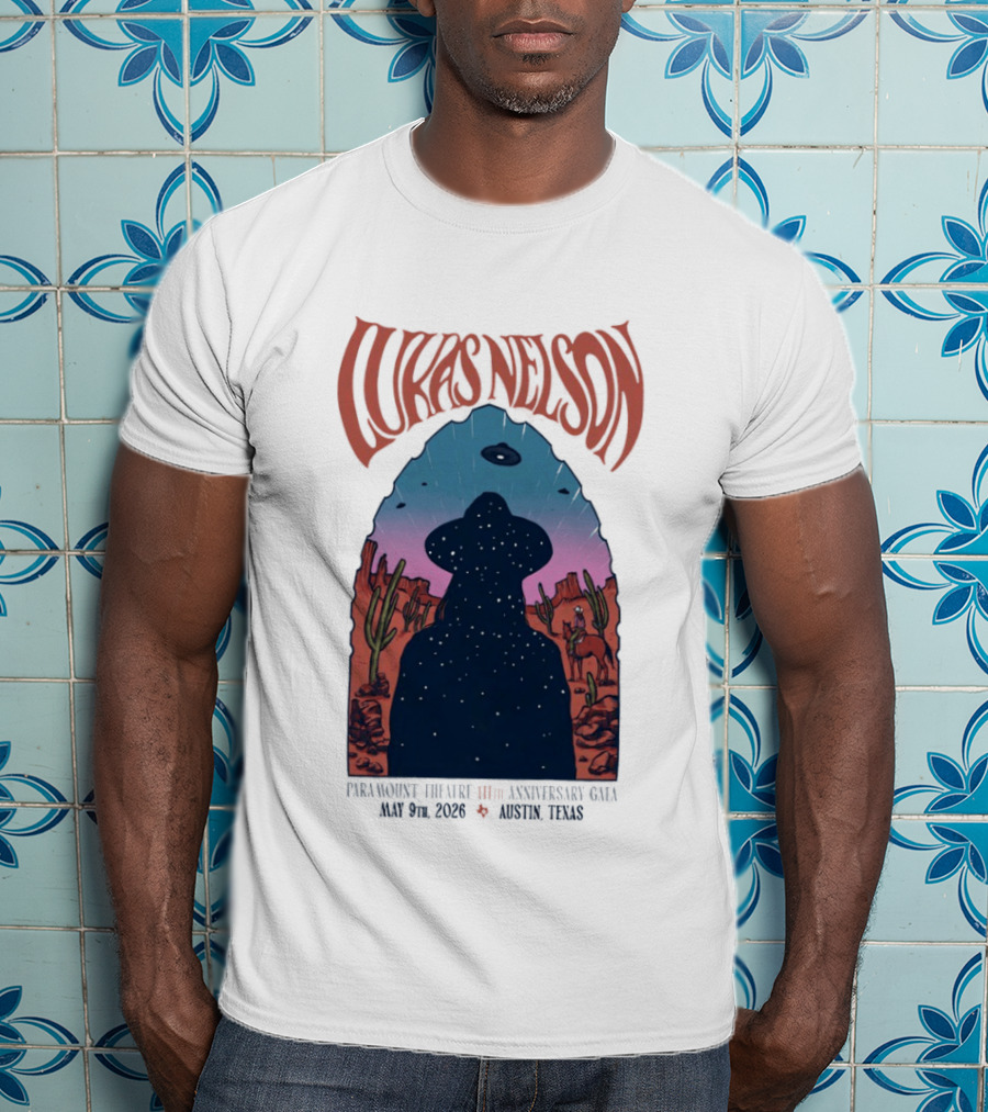 Lukas Nelson 60th Anniversary Show May 9 2026 Austin Texas T-Shirt