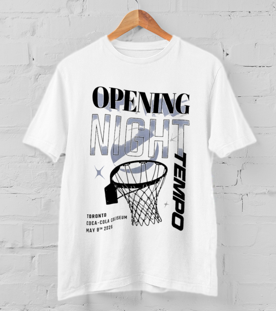 Opening Night Toronto Tempo WNBA Coca Cola Coliseum May 8th 2026 T-Shirt