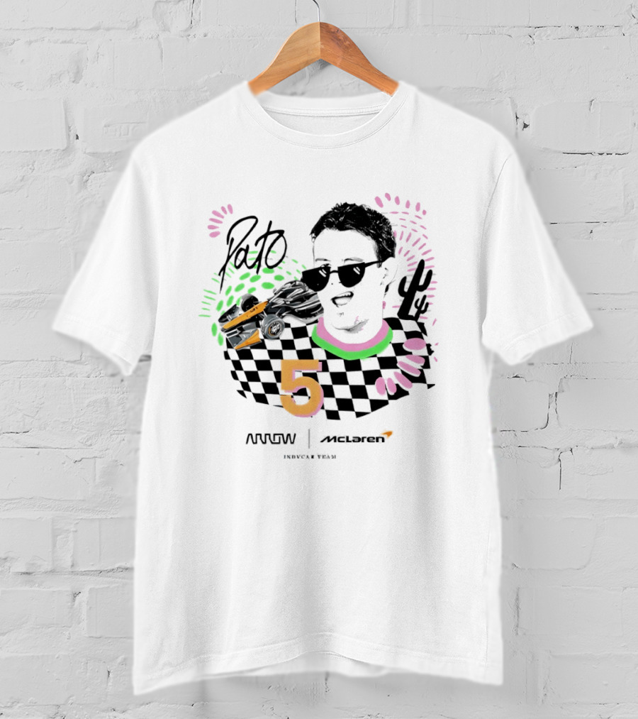 Pato Number 5 Arrow McLaren Racing T-Shirt