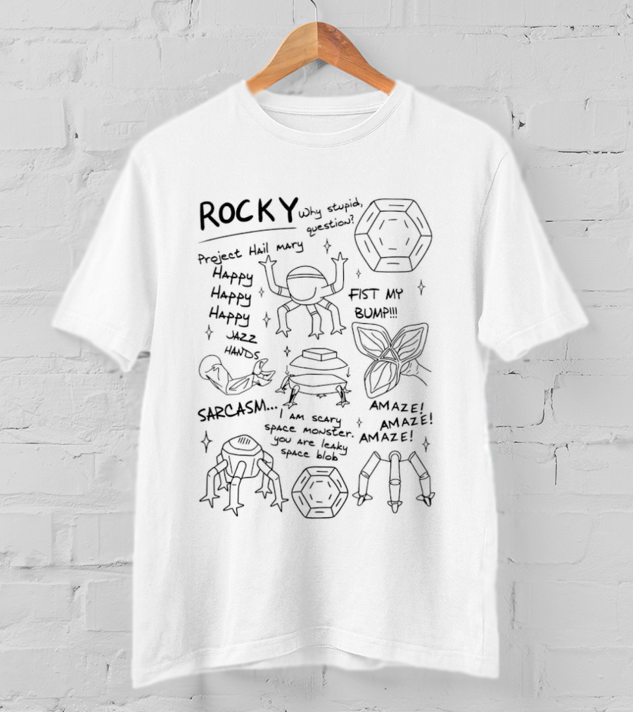 ROCKY Eridian Amaze Fist Bump Project Hail Mary Ska Ska Amaze T-Shirt