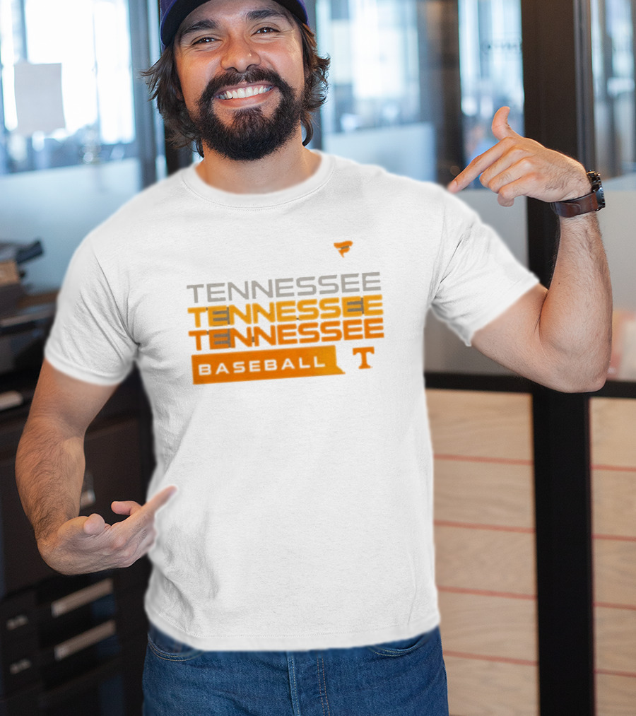 Tennessee Volunteers Baseball Tri Blend Hype Official College Gear T-Shirt
