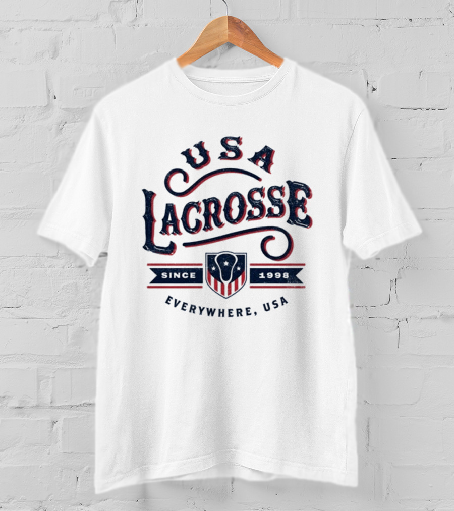 USA Lacrosse Since 1998 Everywhere, USA T-Shirt
