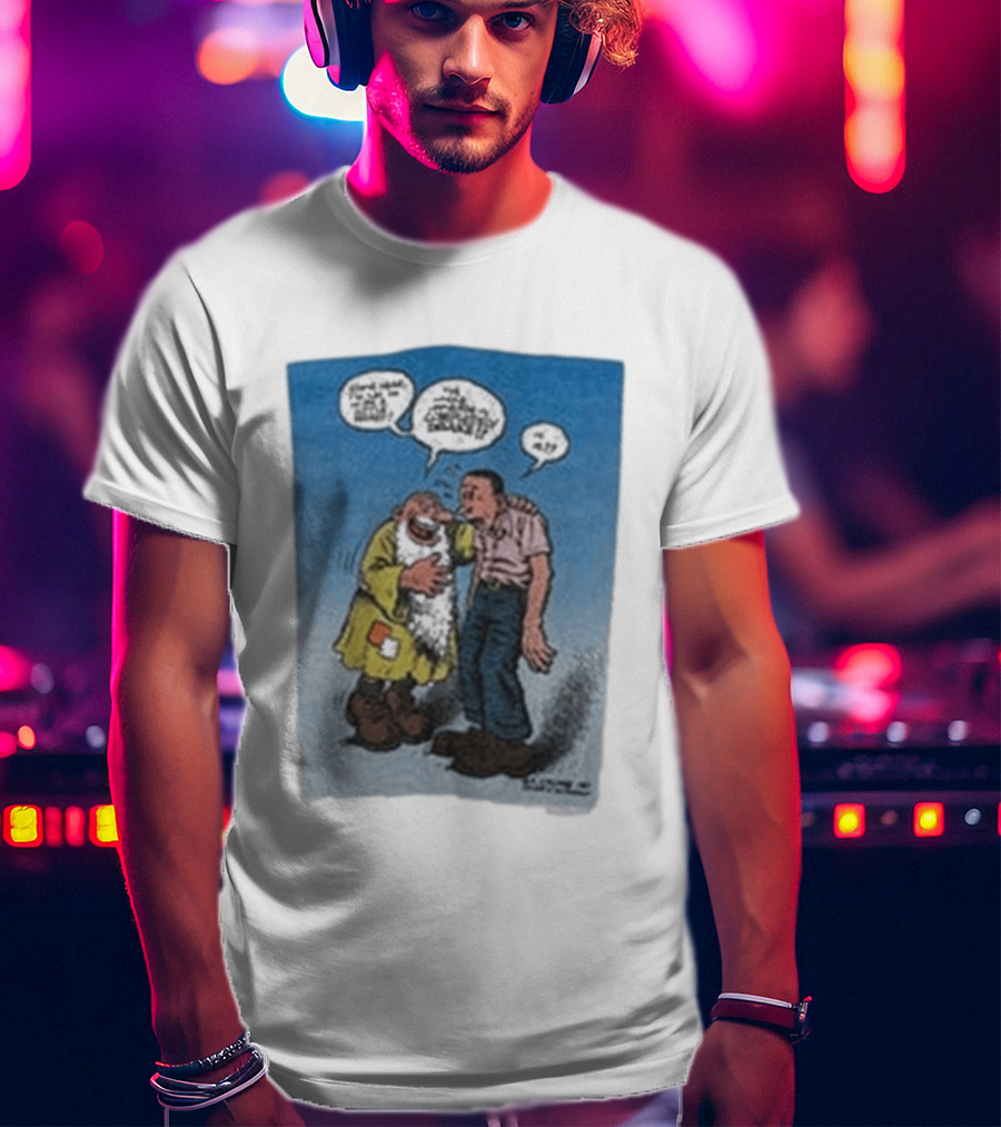 Barn Owl Seattle 1987 R. Crumb Mr Natural Comic Speech Bubbles T-Shirt