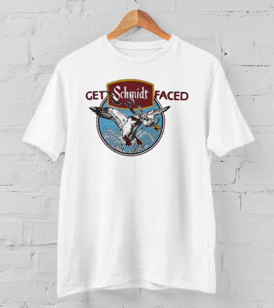Schmidt Beer Get Schmidt Faced Goose T-Shirt