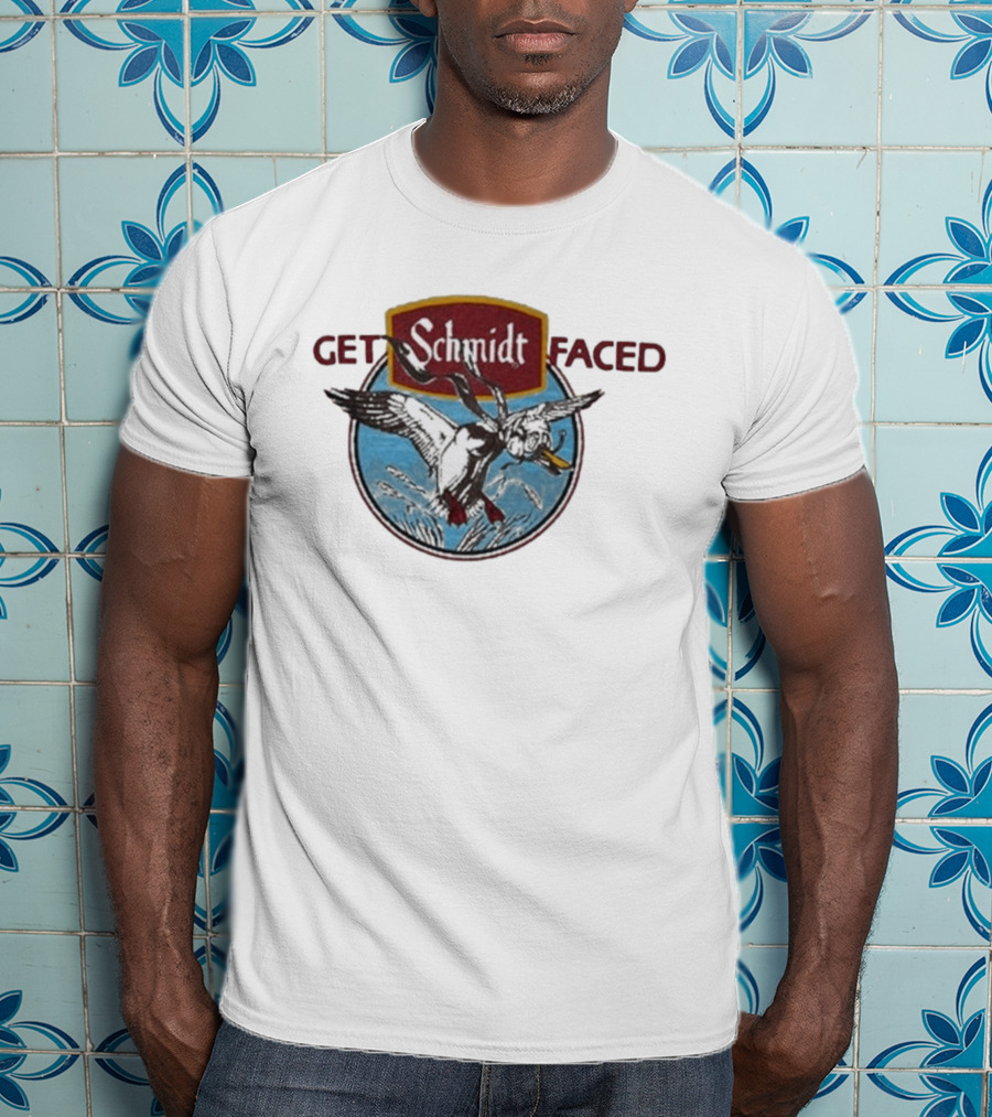 Schmidt Beer Get Schmidt Faced Goose T-Shirt