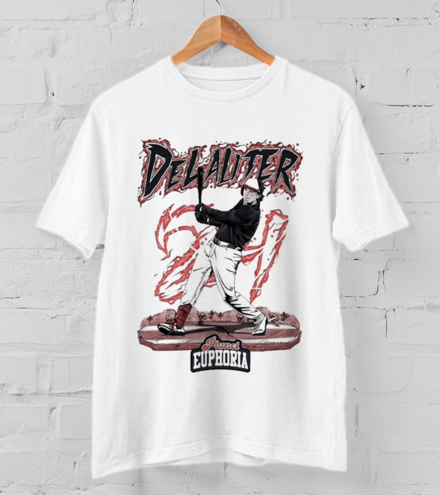 DeLauter Cosmic Euphoria Red Swing 21 T-Shirt