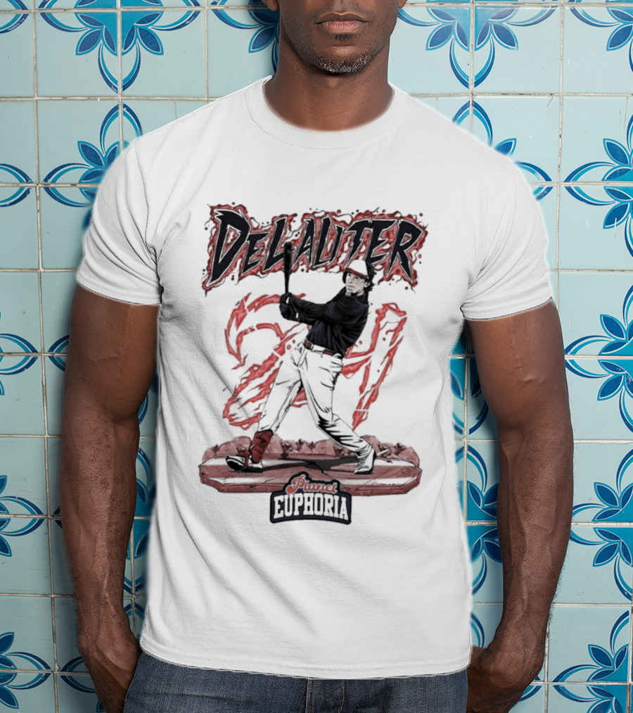 DeLauter Cosmic Euphoria Red Swing 21 T-Shirt