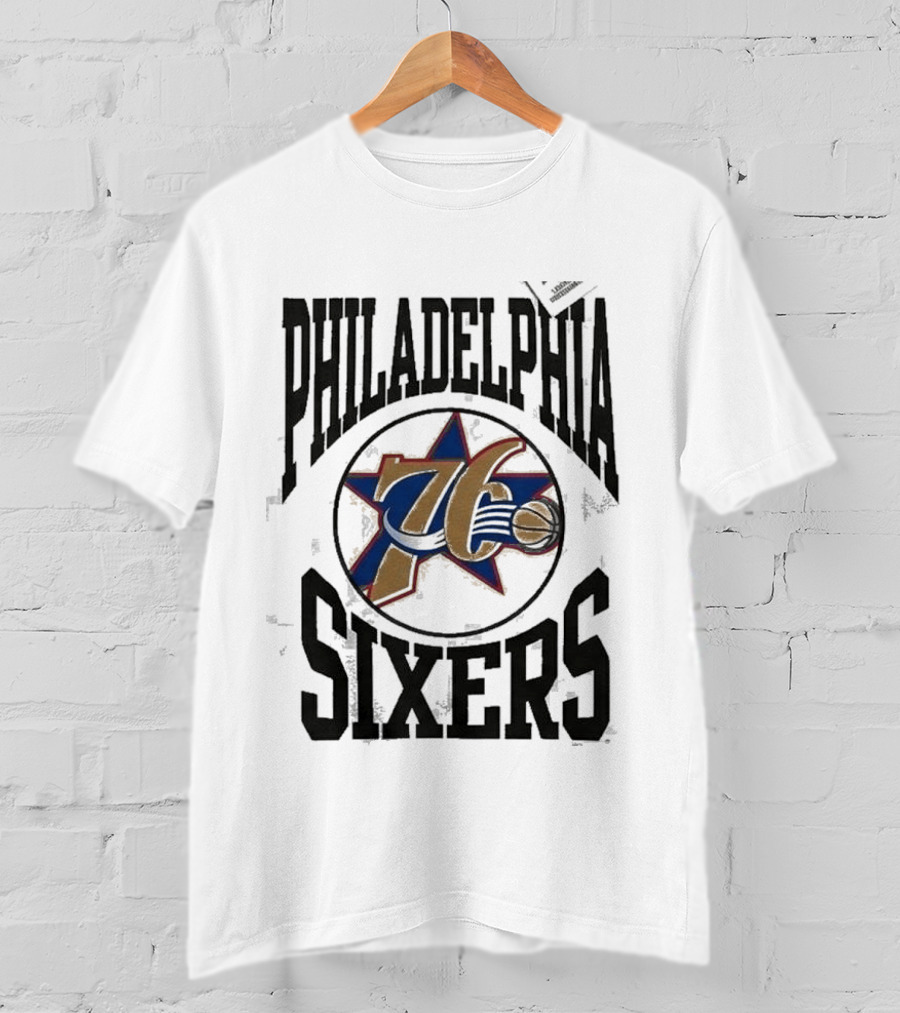 Philadelphia 76ers Rhiannon Ally Good Morning America Grey T-Shirt