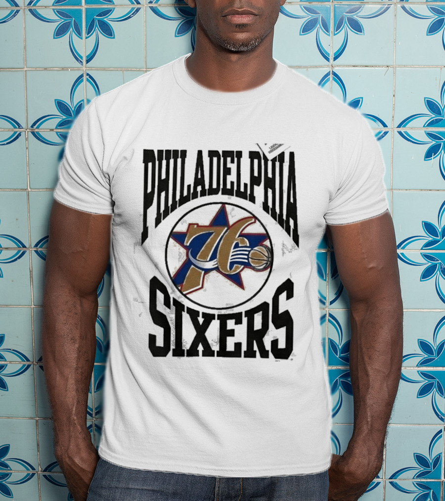 Philadelphia 76ers Rhiannon Ally Good Morning America Grey T-Shirt