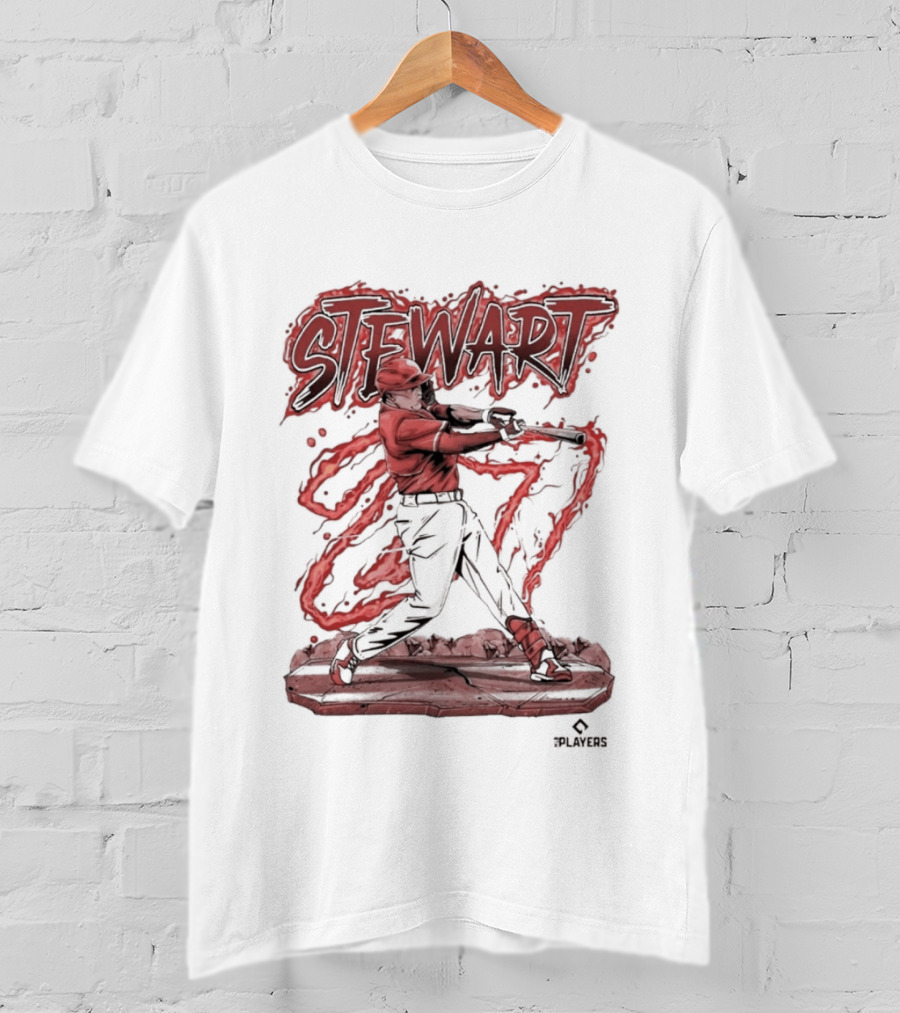 STEWART Powerful Baseball Swing T-Shirt