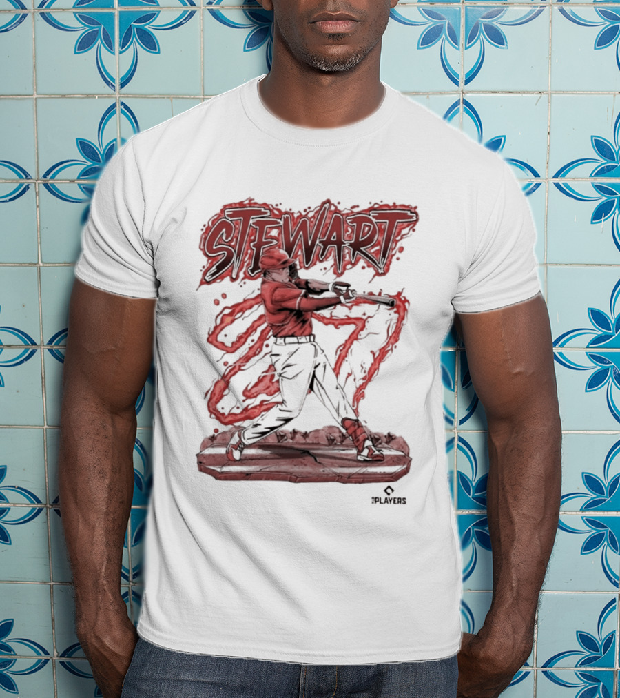STEWART Powerful Baseball Swing T-Shirt