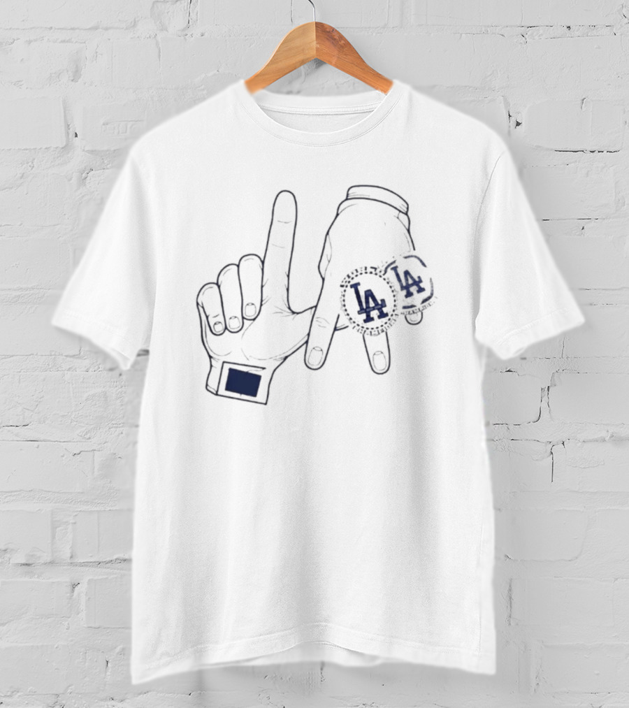 Dodgers Fans Knock Em Out Beat The Champs LA Rings T-Shirt