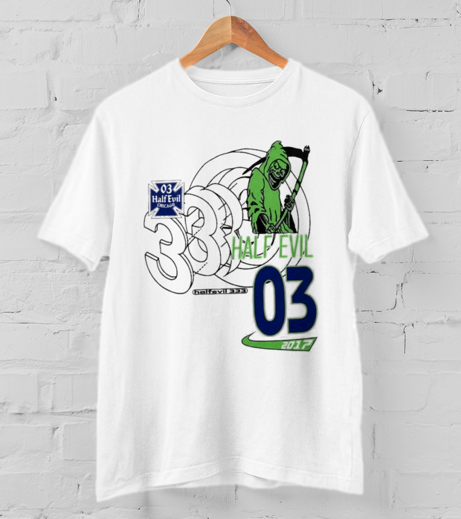 Halfevilco 333 Male Evil 03 Grim Reaper T-Shirt