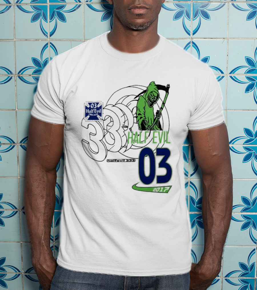Halfevilco 333 Male Evil 03 Grim Reaper T-Shirt