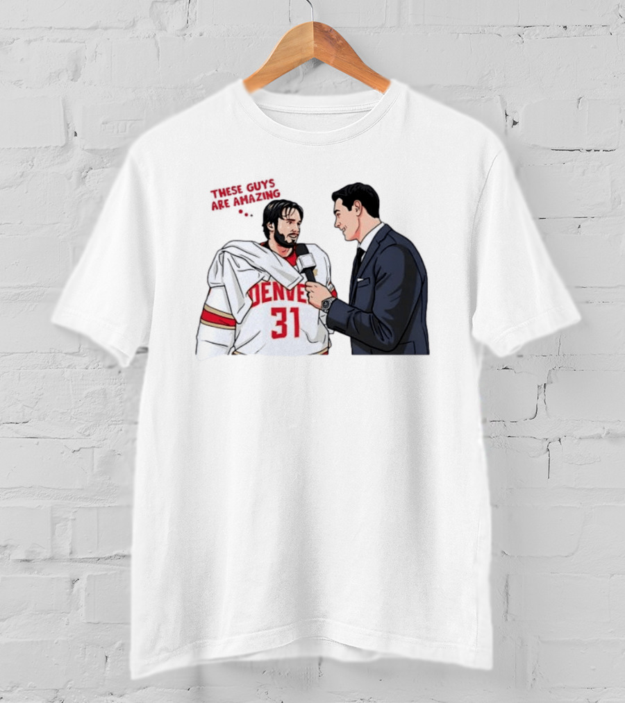Johnny Hicks Interview Denver 31 Hockey Amazing T-Shirt