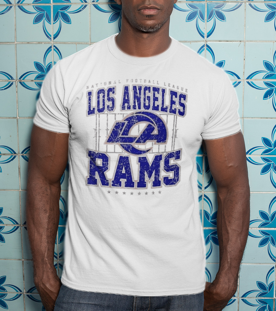 National Football League Los Angeles Rams Distressed Starter T-Shirt