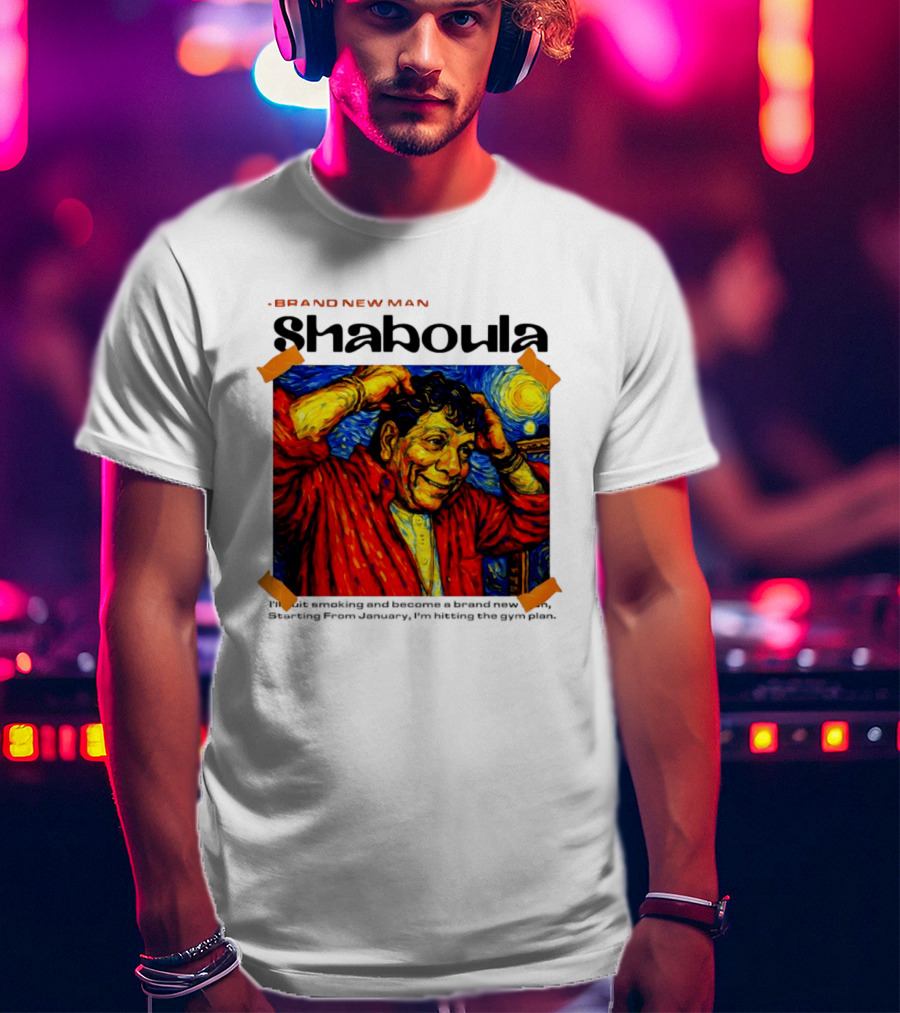 Van Gogh Style Shaboula Brand New Man T-Shirt