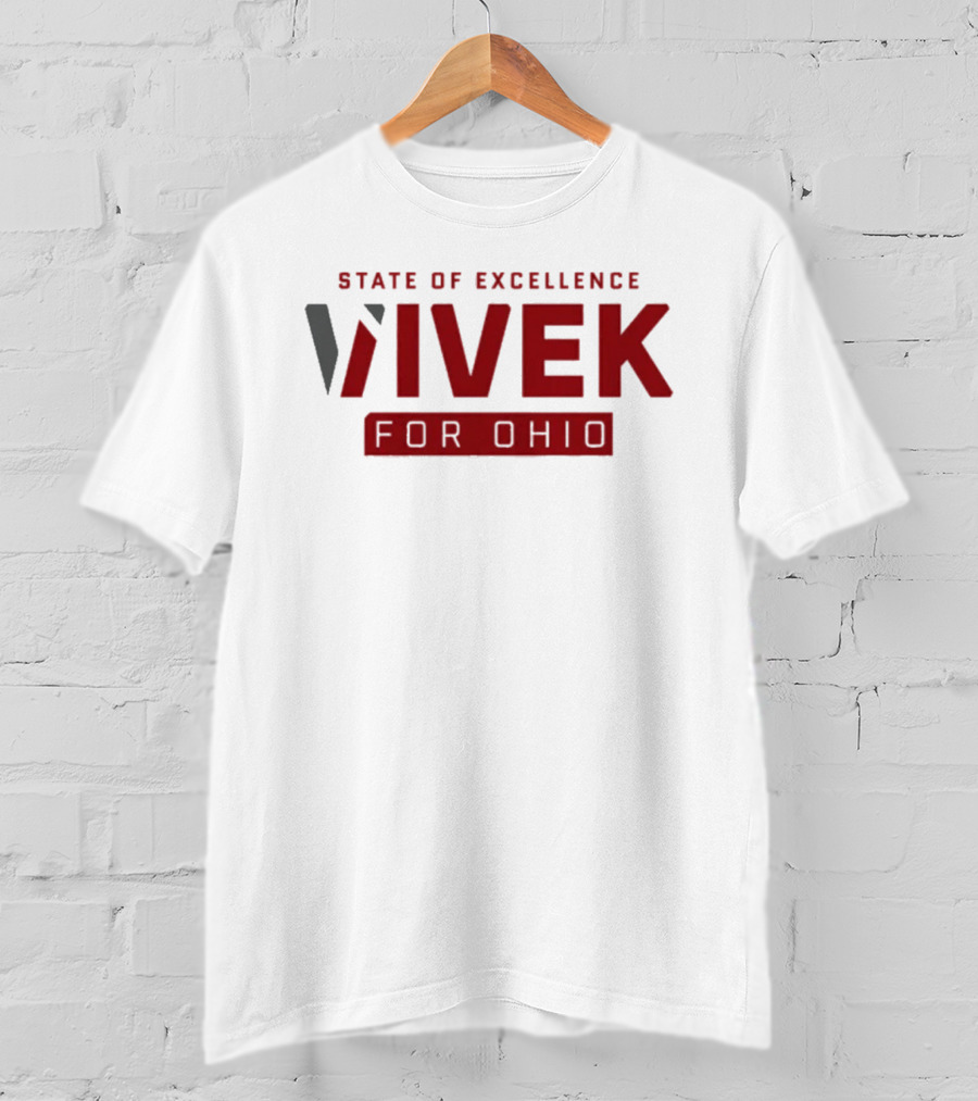 State Of Excellence Vivek For Ohio Garment Dyed T-Shirt