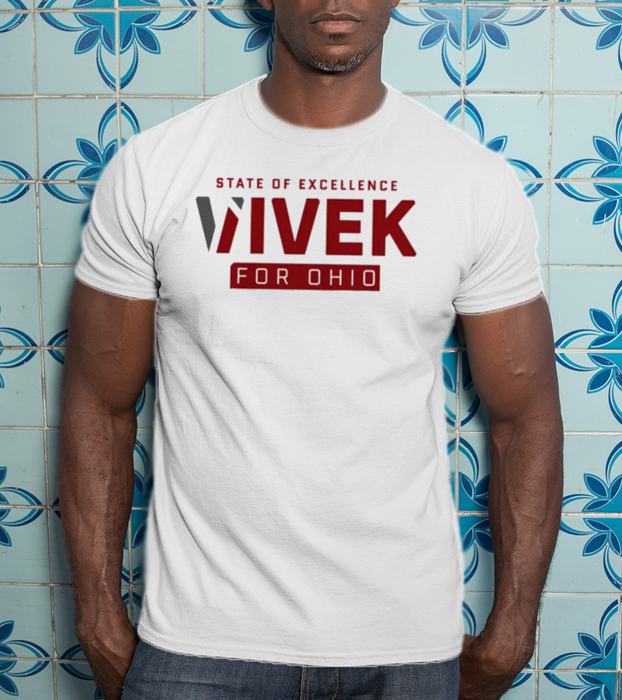State Of Excellence Vivek For Ohio Garment Dyed T-Shirt