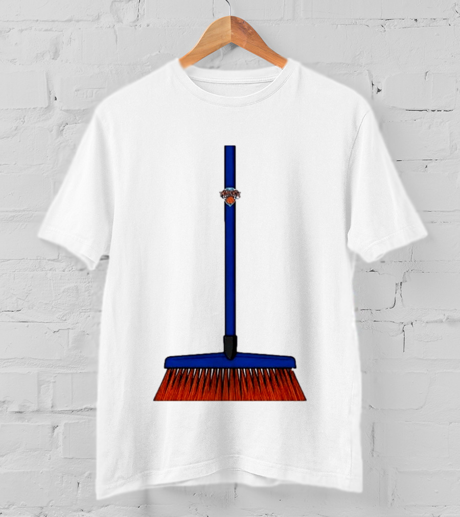 New York Knicks The Sweep 2026 Broom Basketball Fan Gear T-Shirt