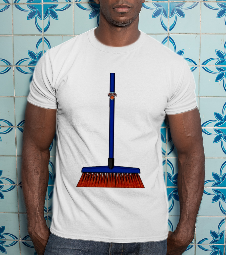 New York Knicks The Sweep 2026 Broom Basketball Fan Gear T-Shirt