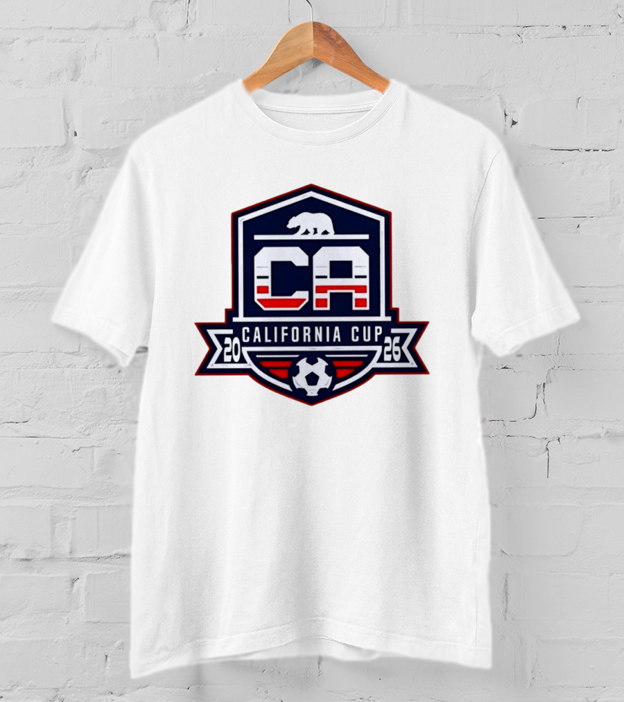 2026 California Cup Soccer CA Bear T-Shirt