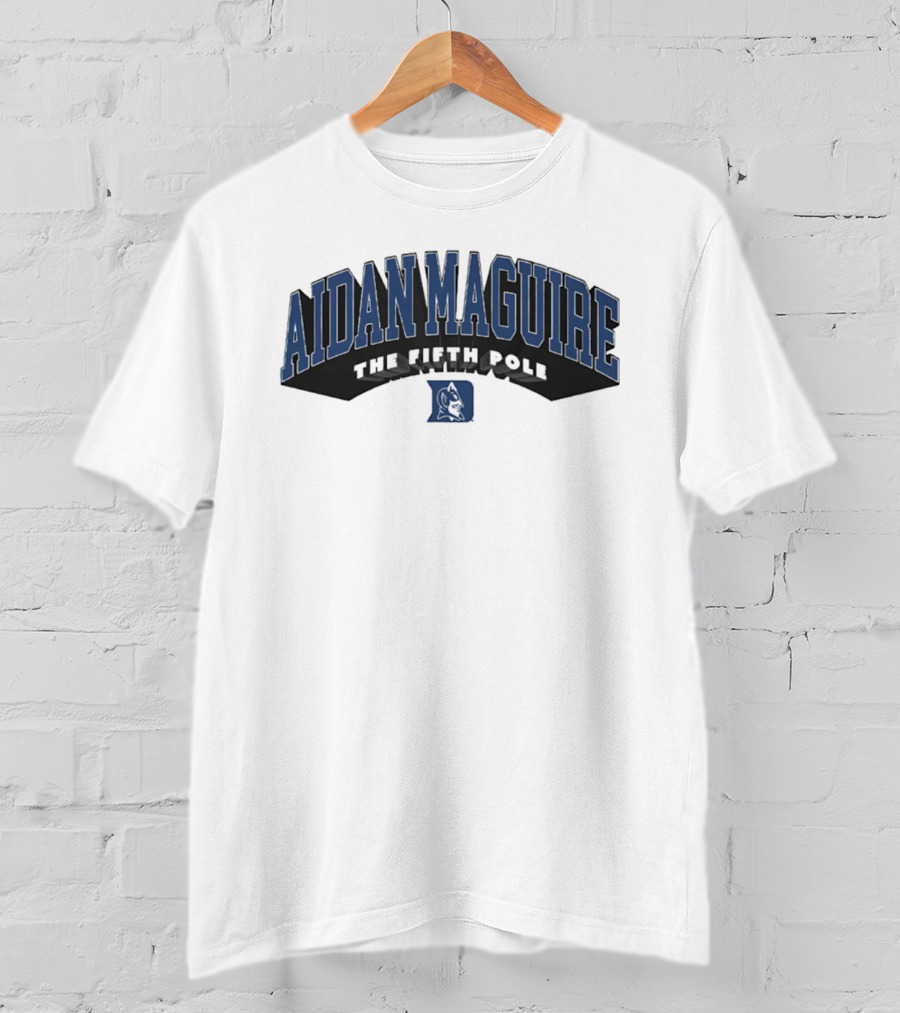 Aidan Maguire Duke Lacrosse The Fifth Pole Blue Devil T-Shirt
