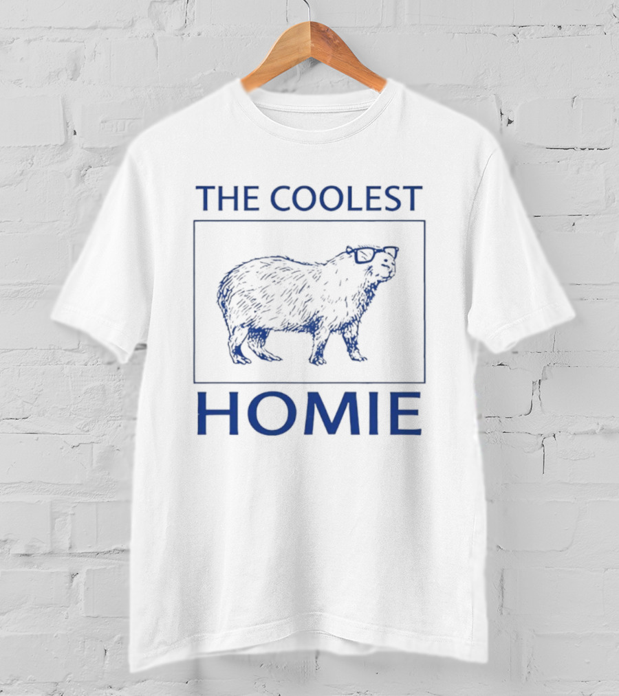 The Coolest Homie Capybara T-Shirt