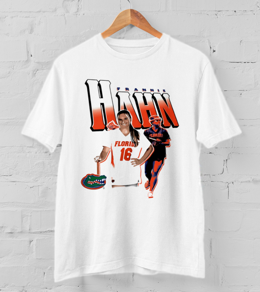 Florida Gators Lacrosse Frannie Hahn Number 16 Sports Team T-Shirt