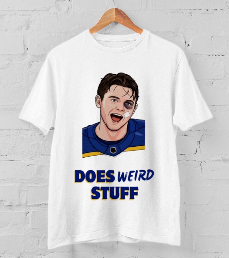 Jordan Binnington St. Louis Blues Does Weird Stuff T-Shirt