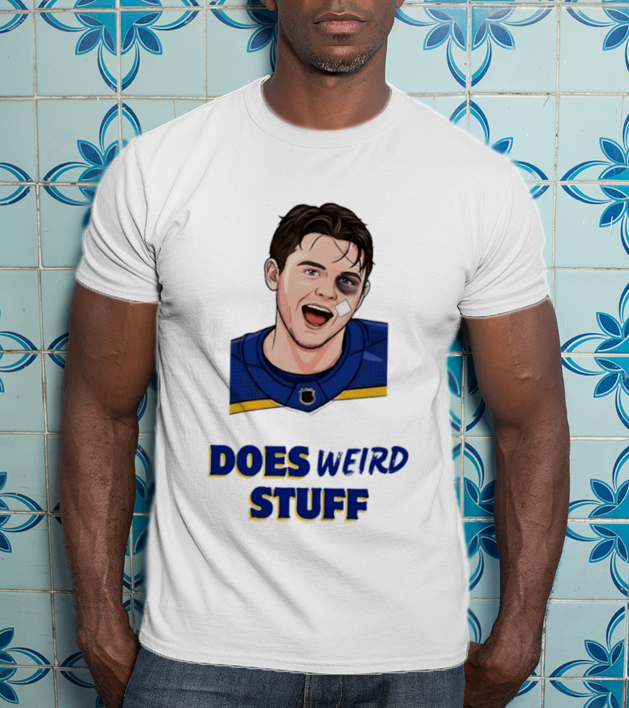 Jordan Binnington St. Louis Blues Does Weird Stuff T-Shirt