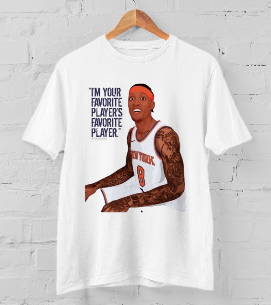 Michael Beasley I'm Your Favorite Player's Favorite Player New York Basketball 8 Tattoos T-Shirt