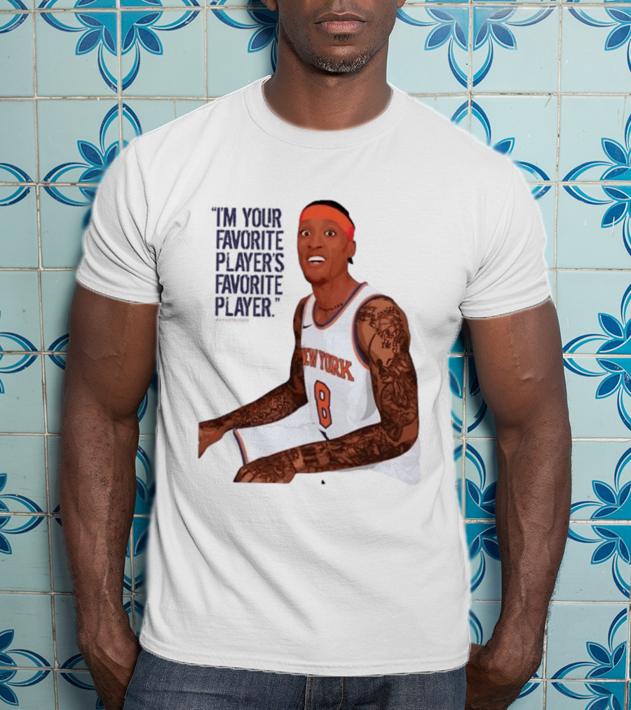 Michael Beasley I'm Your Favorite Player's Favorite Player New York Basketball 8 Tattoos T-Shirt
