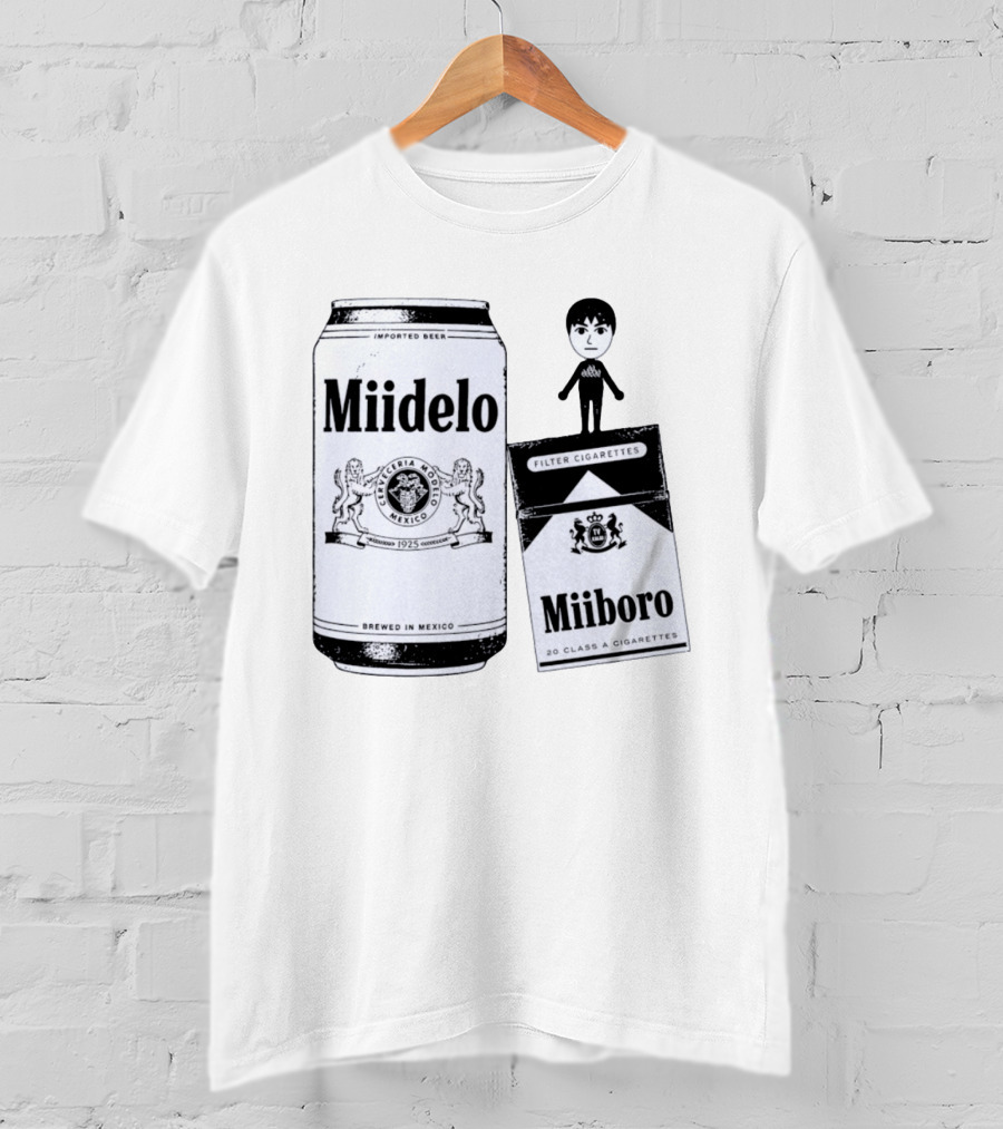 Miidelo Miiboro Tomodachi Life Mii Modelo Marlboro T-Shirt