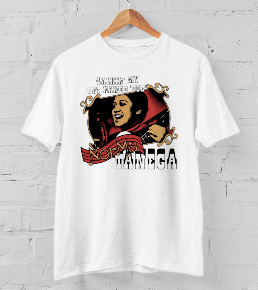 Norma Tanega Walkin' My Cat Named Dog T-Shirt